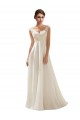 Cheap V-Neck Lace Wedding Dress On Chiffon UK