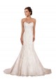Cheap Sweetheart Neckline Sexy Mermaid Lace Wedding Dress UK