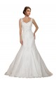 Cheap Sweethart V-Neckline Lace Wedding Dress with Shoulder Straps UK