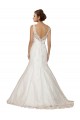 Cheap Sweethart V-Neckline Lace Wedding Dress with Shoulder Straps UK