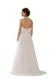 Cheap Illusion Halter Lace Boho Wedding Dress with Plunging Sweetheart Bodice UK