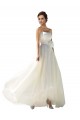 Cheap Strapless A-Line Taffeta Wedding Dress UK