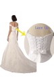 Cheap Off the Shoulder Mermaid Lace Beach Wedding Dress with Beaded Belt UK
