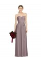 Cheap Sweetheart Neckline Long Full Length Chiffon Bridesmaid Dress UK