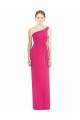 Cheap One Shoulder Long Chiffon Bridesmaid Dress UK