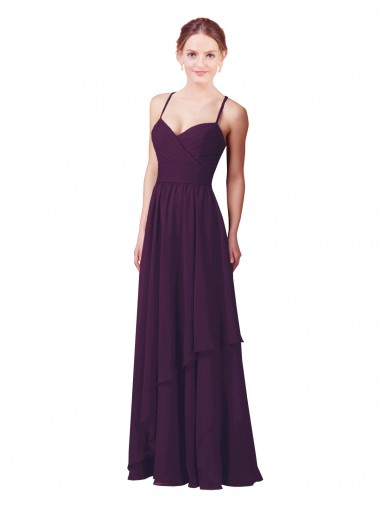 Cheap Roman Style Luxe Chiffon Bridesmaid Dress UK