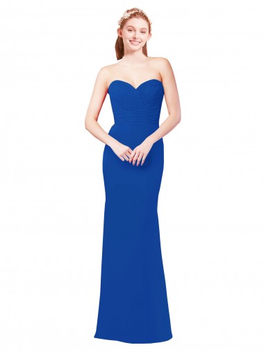 Cheap Elegant Chiffon Bridesmaid Dress with Matching Tie UK