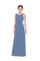 Cheap Luxe Chiffon Bridesmaid Dress with Illusion and Sweetheart Neckline UK