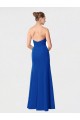 Cheap Full Length Sweetheart Chiffon Bridesmaid Dress with Ruched Bodice UK