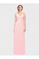 Cheap One Shoulder Twisted Waist Sweetheart Chiffon Bridesmaid Dress UK