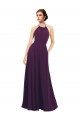 Cheap Elegant Chiffon Bridesmaids Dress with Softly Draped Bodice UK