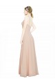 Cheap Chiffon Bridesmaids Dress with Matching Chiffon Tie Sash UK