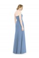 Cheap Draped Strapless Sweetheart Trumpet Chiffon Bridesmaid Dress UK