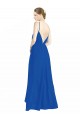 Cheap Sleeveless Surplice Chiffon Bridesmaid Dress with Spaghetti Straps UK