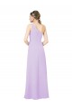 Cheap Grecian Inspired Simple One Shoulder Chiffon Formal Bridesmaid Dress with Ruching UK
