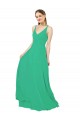 Cheap Classic Chiffon Bridesmaid Dress with Lace-Up Back UK
