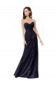 Cheap Strapless Chiffon Bridesmaids Dress with Sweetheart Neckline UK