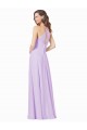 Cheap Simple Chiffon Bridesmaid Dress with Pocket UK