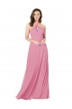 Cheap Chiffon Bridesmaid Dress / Prom Dress with Keyhole Front UK