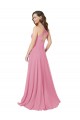 Cheap Chiffon Bridesmaid Dress / Prom Dress with Keyhole Front UK