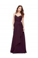 Cheap Wrapped Sweetheart Neckline Long Chiffon Bridesmaid Dress  UK