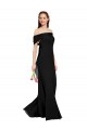 Cheap Fit and Flare Long Chiffon Bridesmaid Dress / Prom Dress with Sash and Open Back UK