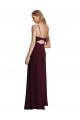 Cheap Long Chiffon Bridesmaid Dress with Sweetheart Neckline UK