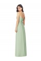 Cheap Strapless Sweetheart All-Over Shirring Chiffon Bridesmaid Dress UK