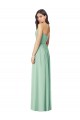 Cheap Draped Sweetheart Strapless Long Chiffon Bridesmaid Dress UK