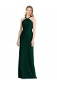 Cheap Sleek Full-Length Twist Halter Chiffon Bridesmaid Dress UK