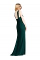 Cheap Sleek Full-Length Twist Halter Chiffon Bridesmaid Dress UK