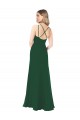 Cheap Criss Cross Strappy Chiffon Bridesmaid Dress UK