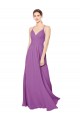 Cheap Braided Straps Cross Back Sweetheart Chiffon Bridesmaid Dress UK