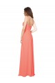 Cheap Empire Waist Spaghetti Straps Sweetheart Chiffon Bridesmaid Dress UK
