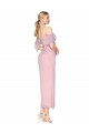 Cheap Mermaid Cold Shoulder Short Knee Length Chiffon Bridesmaid Dress / Formal Prom Dress UK
