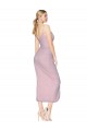 Cheap Short Knee Length Chiffon Wrap Bridesmaid Dress / Cocktail Prom Dress with Straps UK