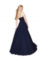 Cheap Sweetheart High Neck Sequin Top Long Chiffon Bridesmaid Dress / Prom Dress UK
