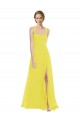 Cheap Wide Strap Sweetheart Maxi Bridesmaid Dress UK