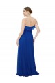 Cheap Ruffled Chiffon Strapless Bridesmaid Dress UK