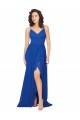 Cheap Chiffon Bridesmaid Dress with Strappy Back UK