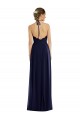 Cheap Tie Neck Lace Halter Pleated Skirt Maxi Bridesmaid Dress UK