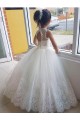 Cheap Ivory Ball Gown Floor Length Flower Girl Dress UK