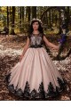 Cheap Ivory Ball Gown Sweetheart Neck Sleeveless Flower Girl Dress UK