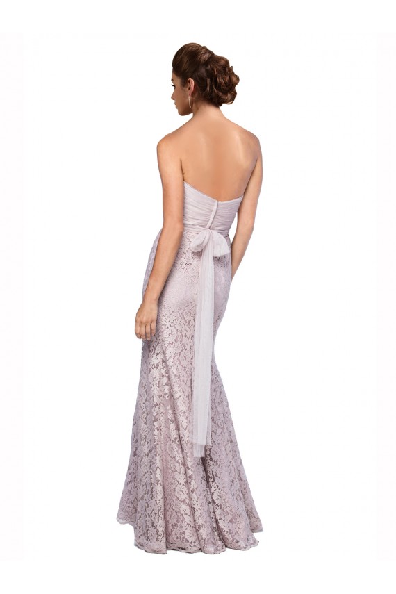 Cheap Floor Length Fitted Sweetheart Lace Bridesmaid Dress / Prom Dress UK
