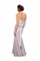 Cheap Floor Length Fitted Sweetheart Lace Bridesmaid Dress / Prom Dress UK