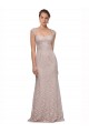 Cheap Sweetheart Neckline Cap Sleeves Lace Bridesmaid Dress / Prom Dress with Twist UK