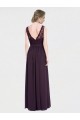 Cheap V-Neck Bridesmaid Dress with Corded Lace Bodice UK