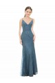 Cheap Deep V-Neck All Over Chantilly Lace Bridesmaid Dress with Criss Cross Open Back UK