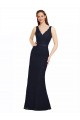 Cheap Lace Bridesmaid Dress with Satin Waistband and Open Back UK