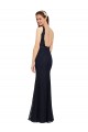 Cheap Lace Bridesmaid Dress with Satin Waistband and Open Back UK